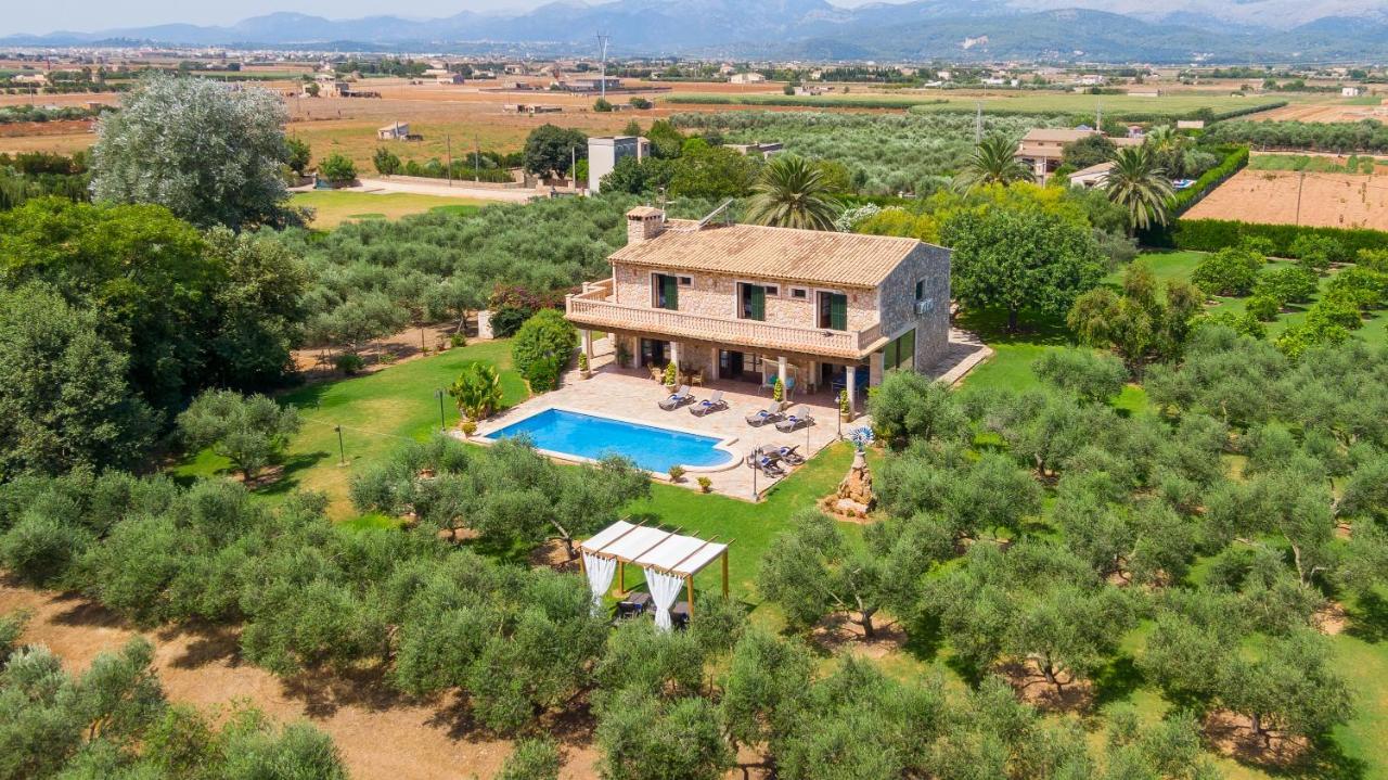 Villa Lagoon Sa Pobla Bagian luar foto
