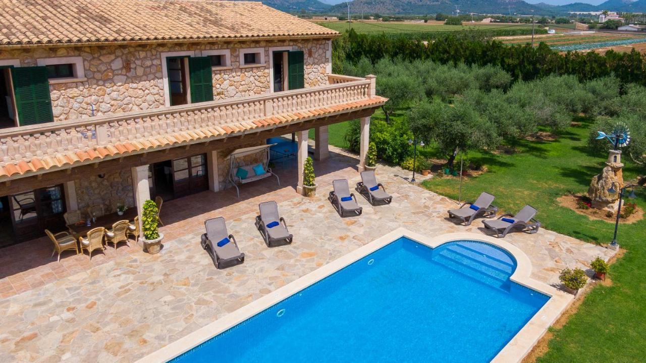 Villa Lagoon Sa Pobla Bagian luar foto