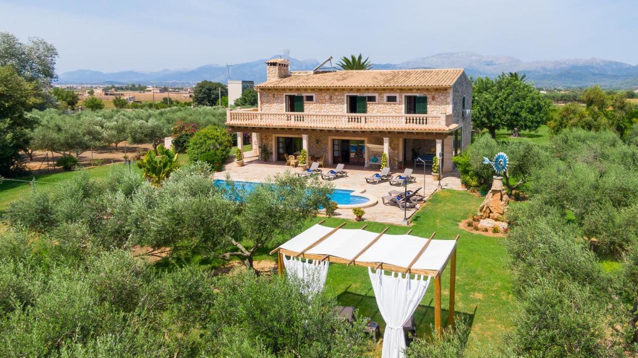 Villa Lagoon Sa Pobla Bagian luar foto